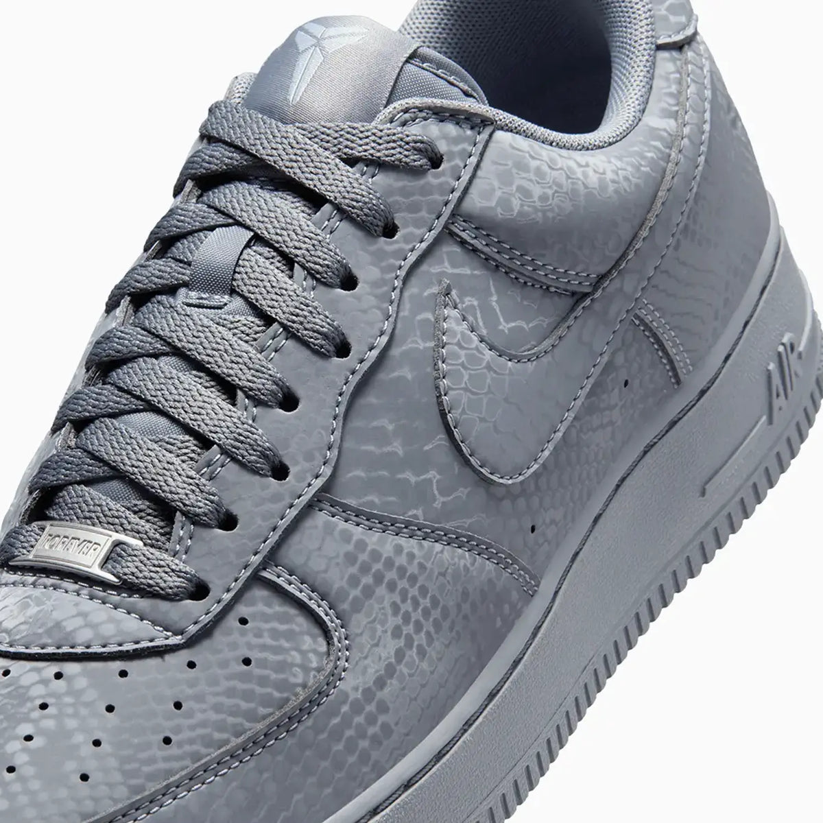 Chaussures basses Air Force 1 pour homme « Kobe Bryant Forever Cool Grey »