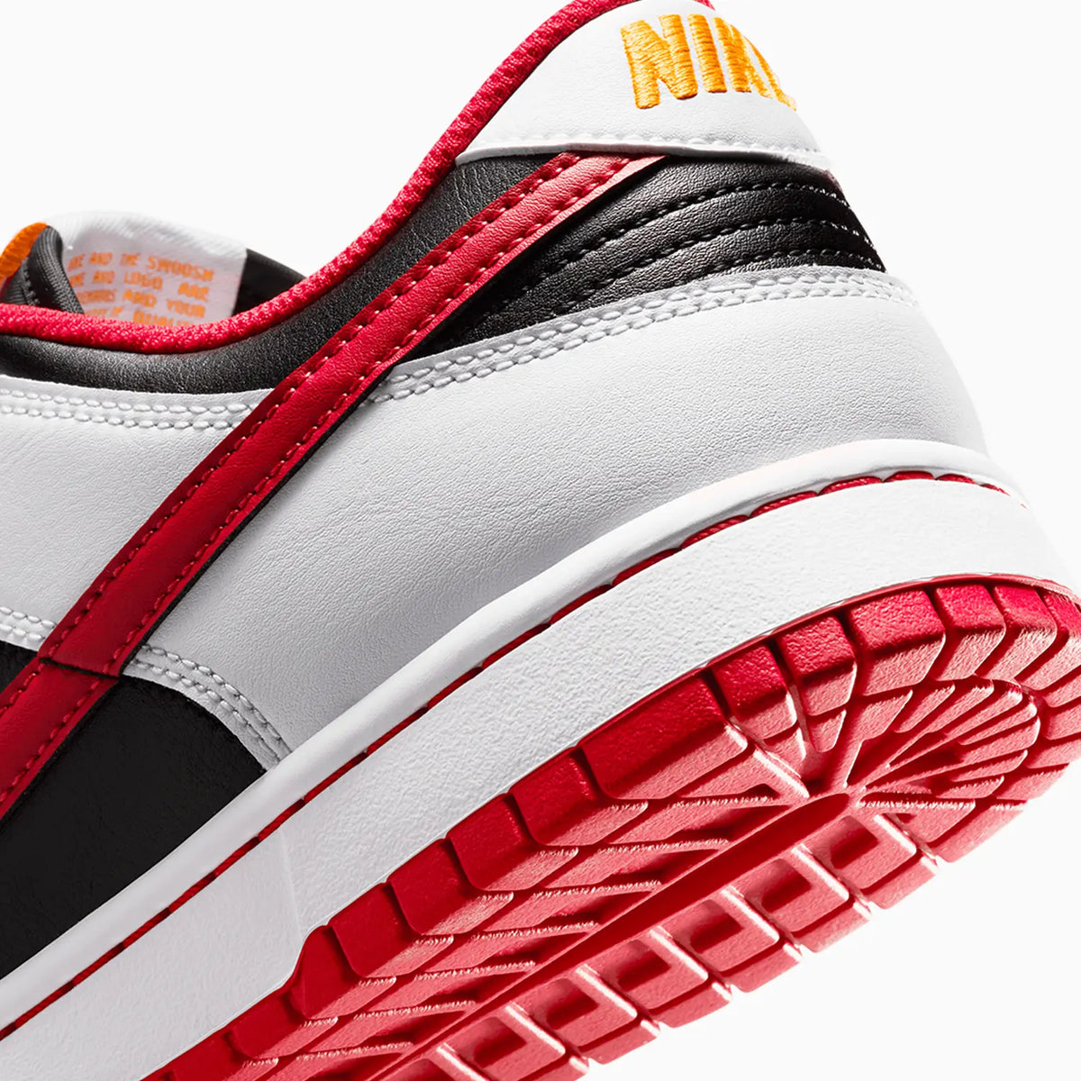 Dunk Low Retro para hombre 'Black White University Red'