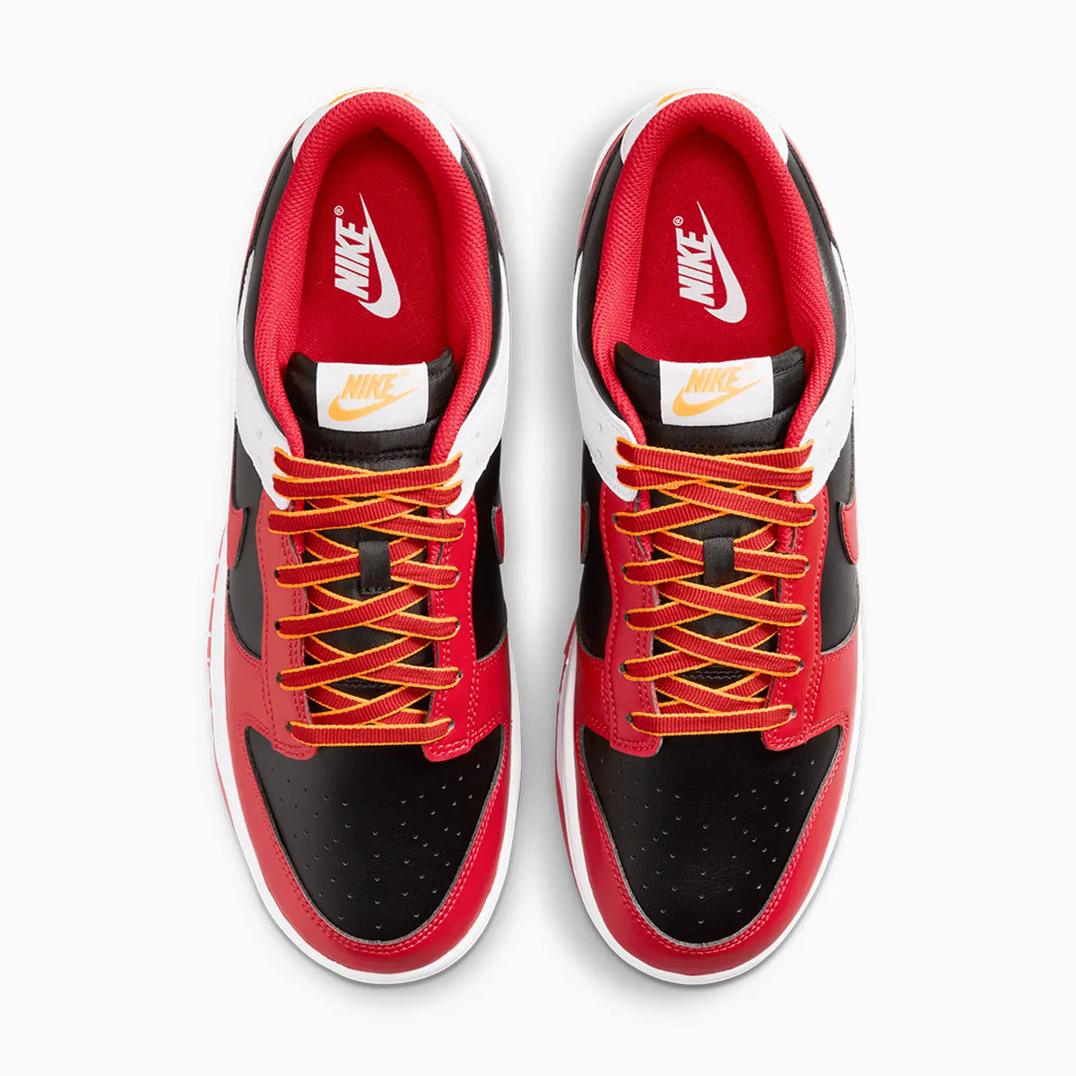 Dunk Low Retro para hombre 'Black White University Red'