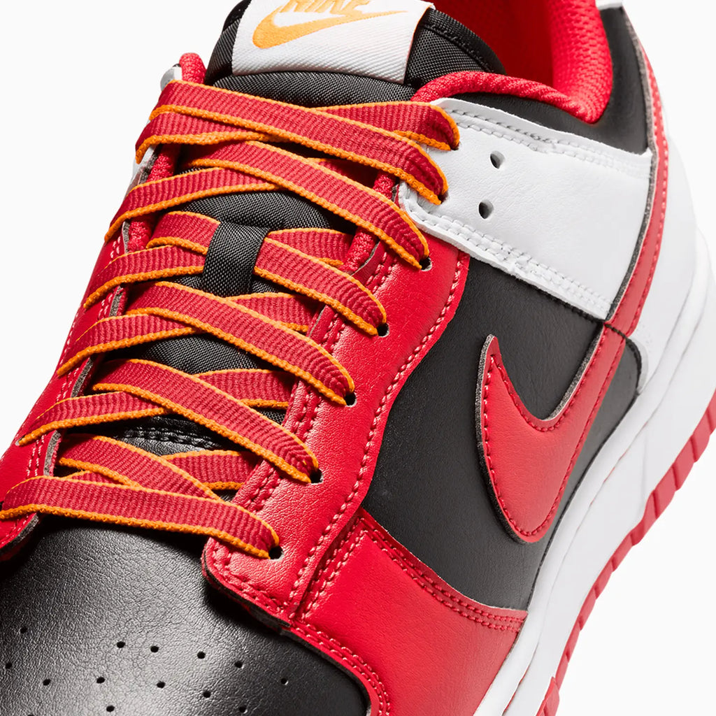 Dunk Low Retro para hombre 'Black White University Red'