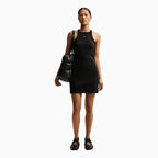 Vestido de punto holgado deportivo para mujer