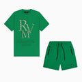 Conjunto de camiseta y pantalón corto esencial RV para hombre