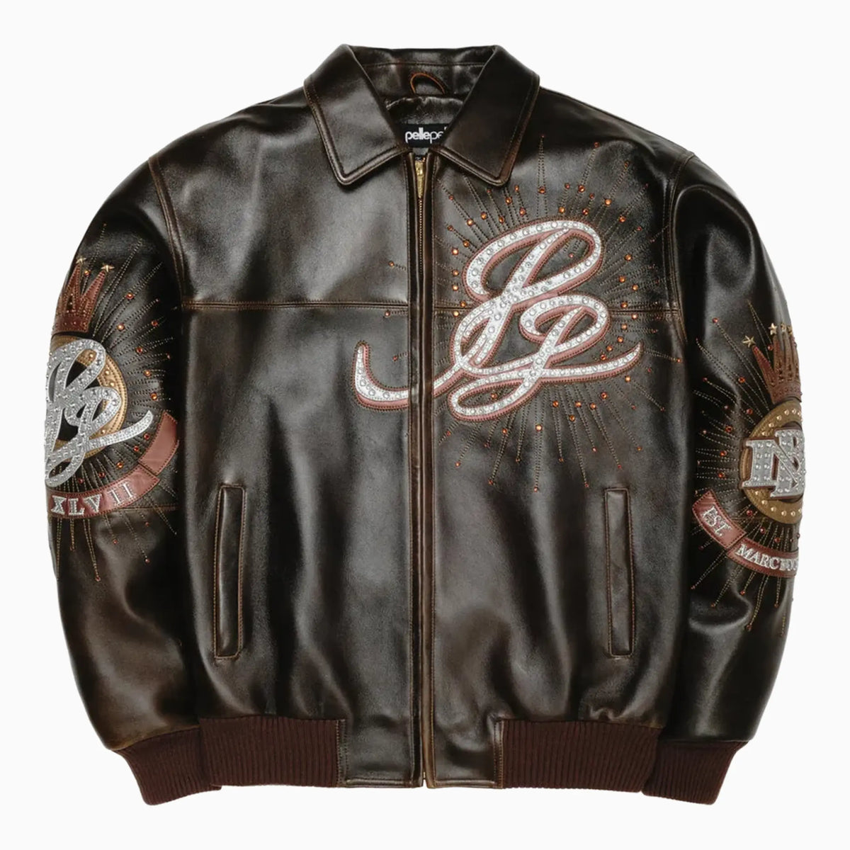 Chaqueta de cuero para hombre 47.º aniversario