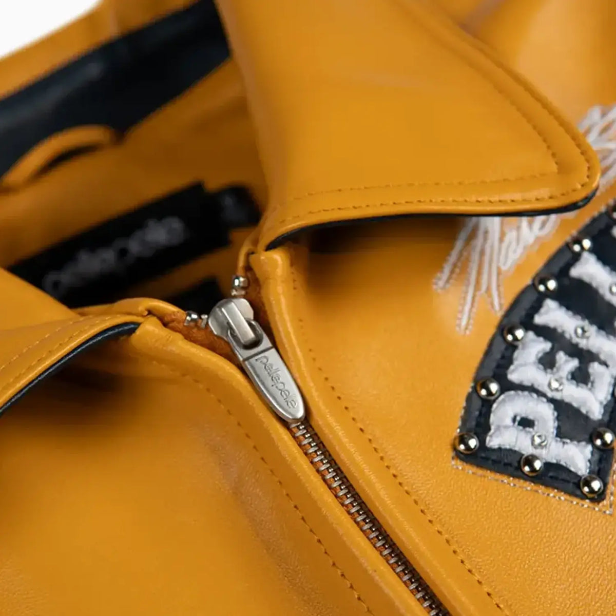 Chaqueta de cuero de felpa American Bruiser para hombre