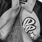 Chaqueta de cuero de felpa Classic Soda Club para hombre
