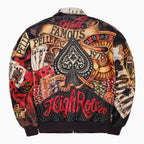 Chaqueta de cuero "High Rollers" para hombre