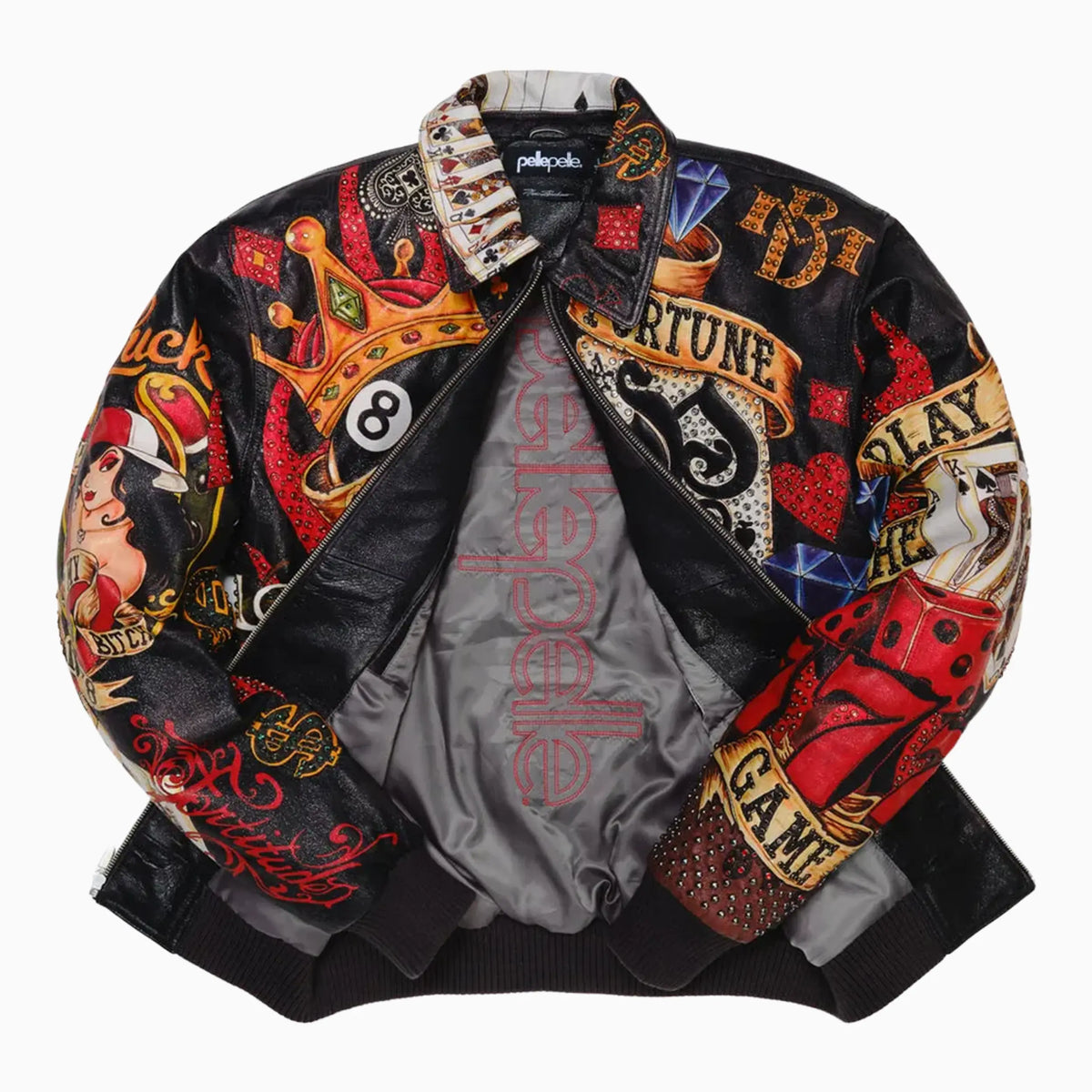 Chaqueta de cuero "High Rollers" para hombre