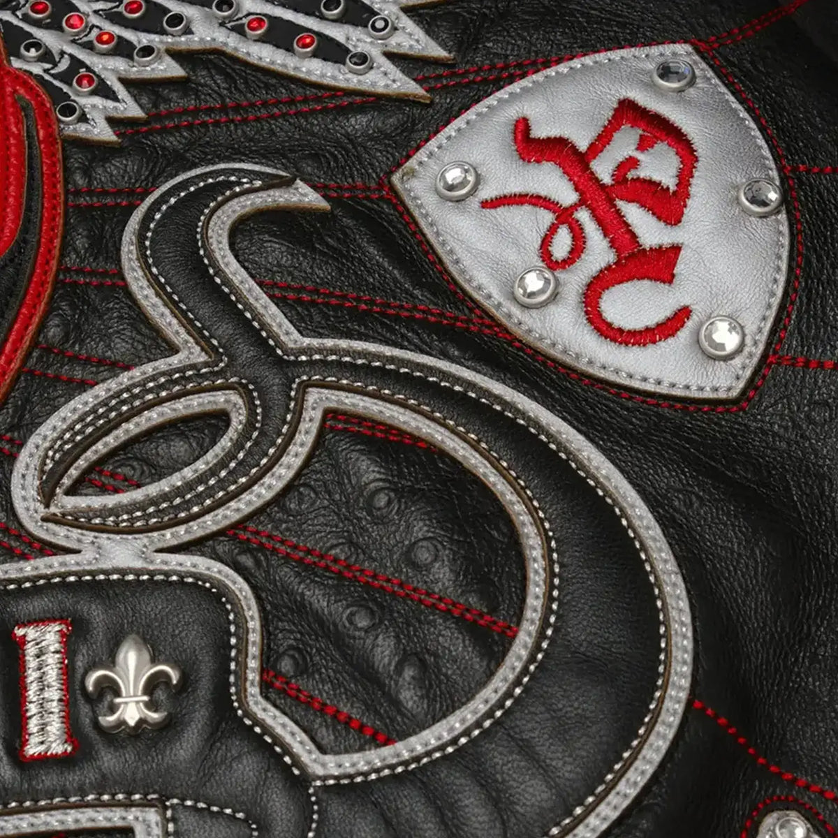Chaqueta de cuero inmortal para hombre