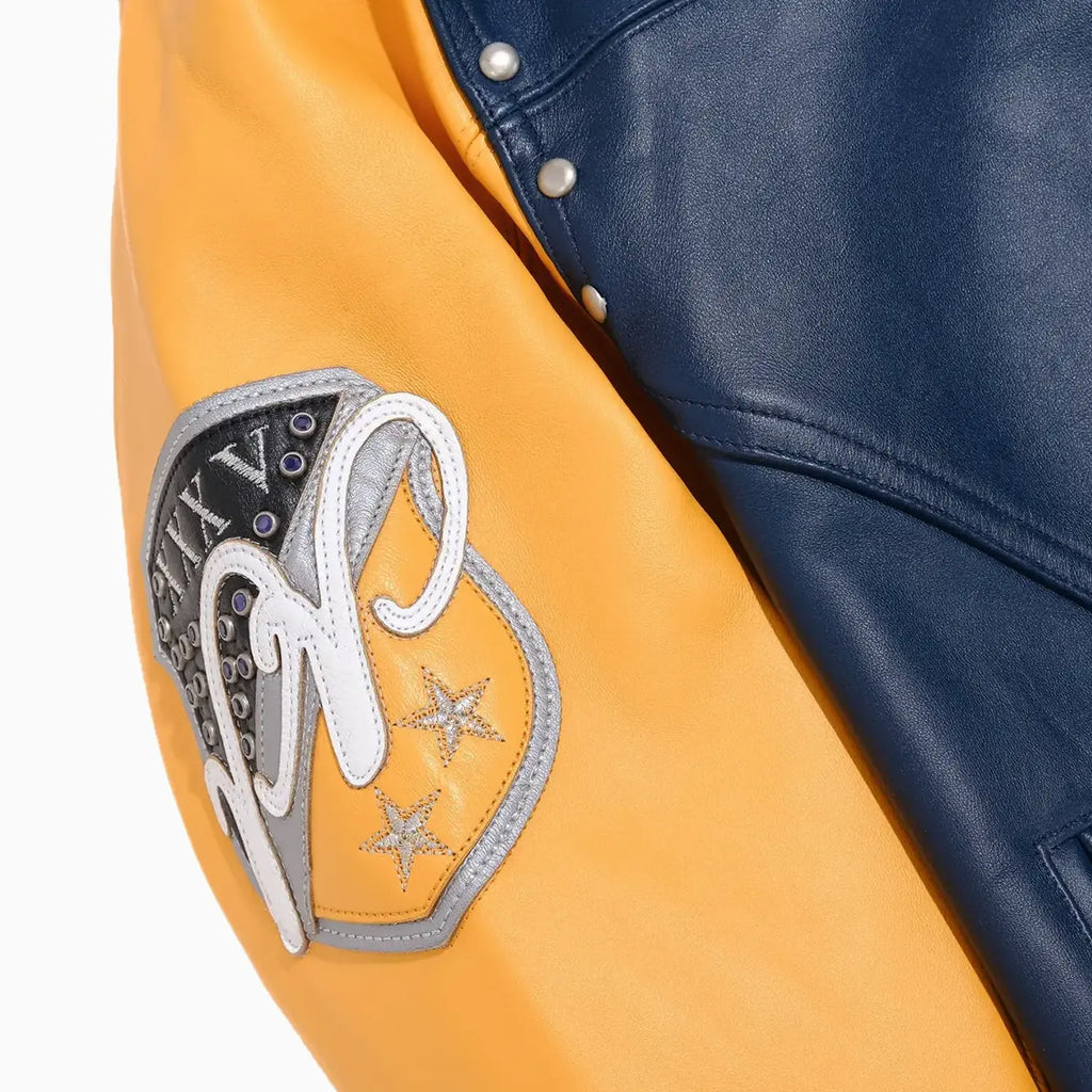 Blouson en cuir Panthère pour homme
