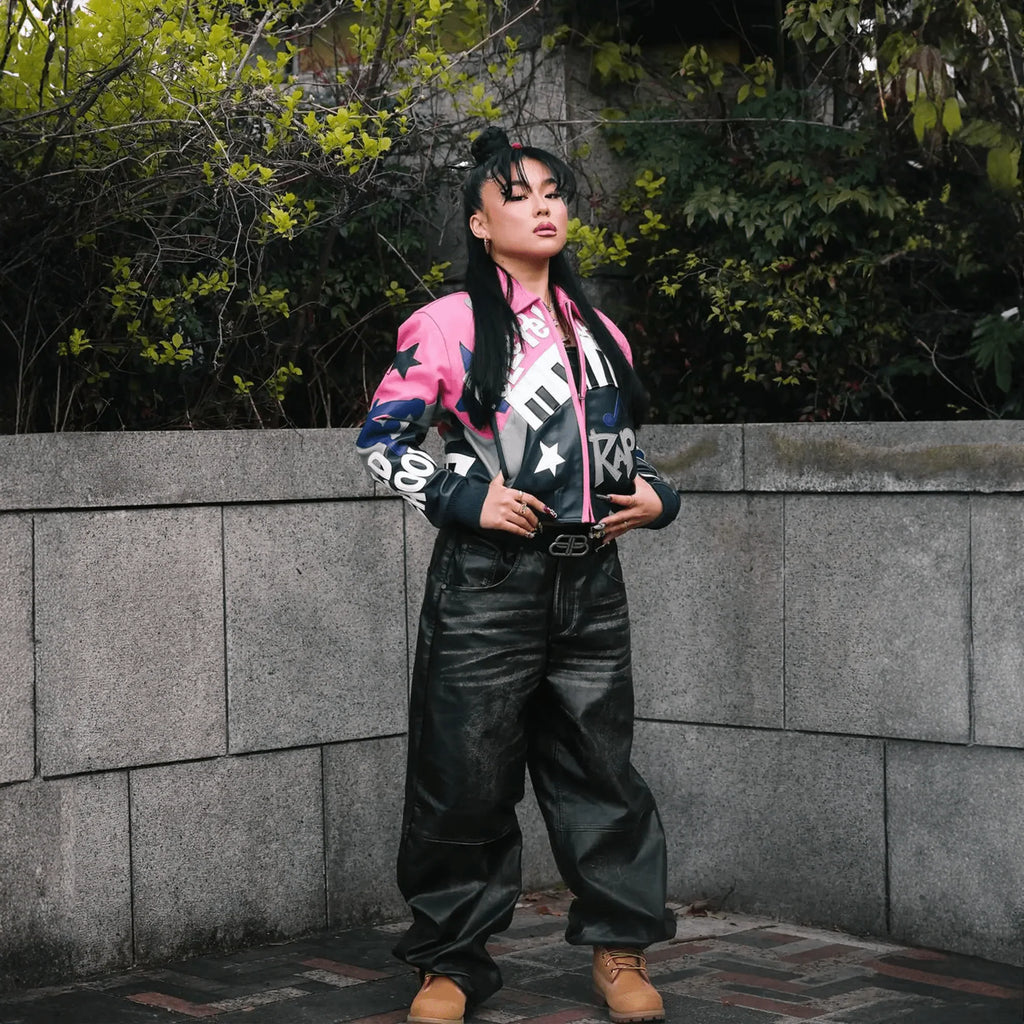 Women's 50 Years Of Hip Hop Leather Jacket