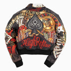 Chaqueta corta de cuero High Rollers para mujer