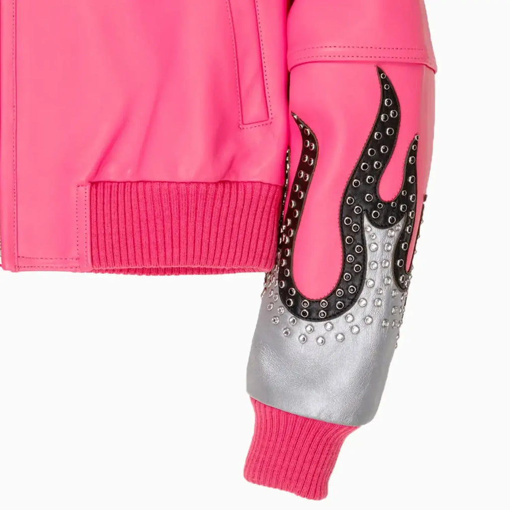 Chaqueta de cuero famosa mundialmente para mujer