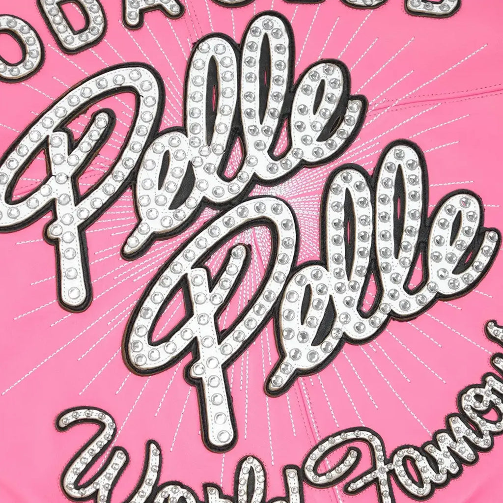 Blouson en cuir pour femme "World Famous Soda Club"