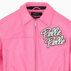Blouson en cuir pour femme "World Famous Soda Club"