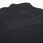 Blouson Teddy en laine noir triple Los Angeles Dodgers MLB pour enfant