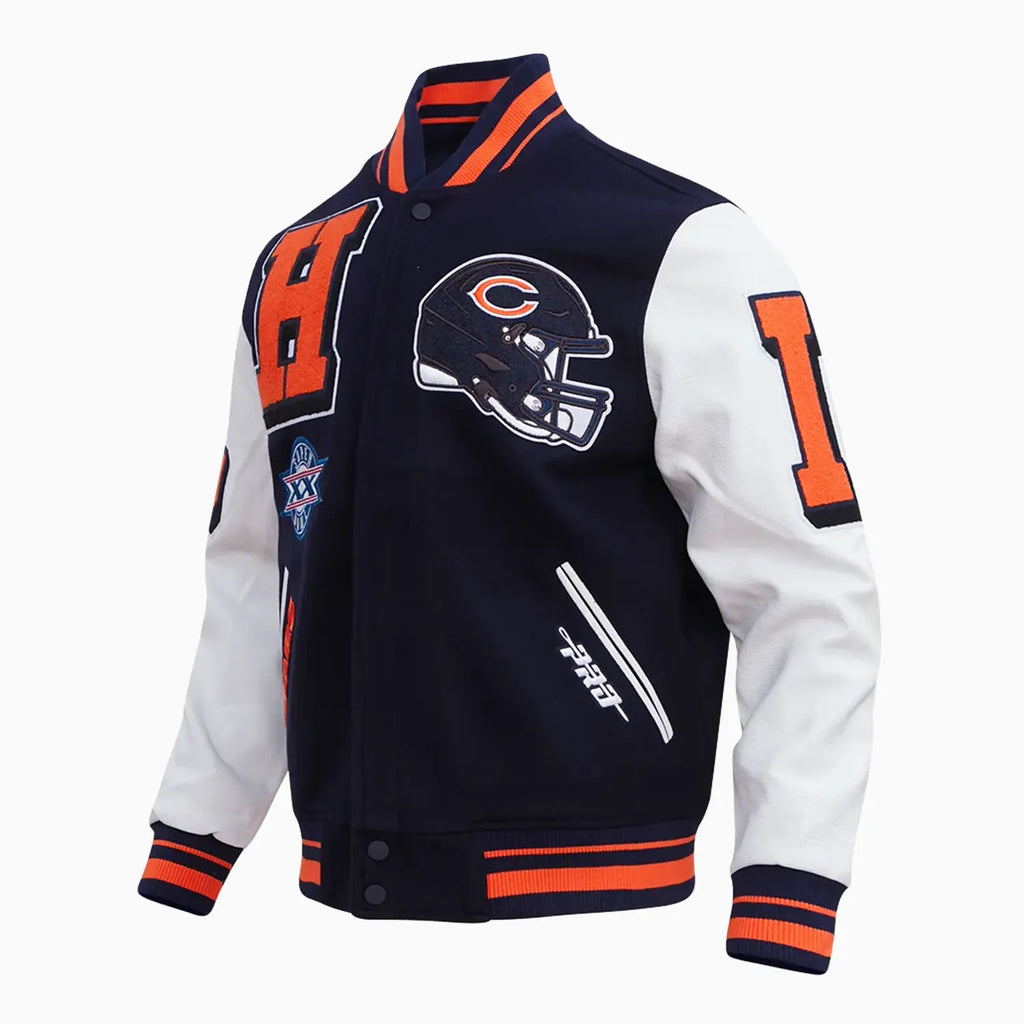 Men's Chicago Bears Mash Up Varsity Jacket