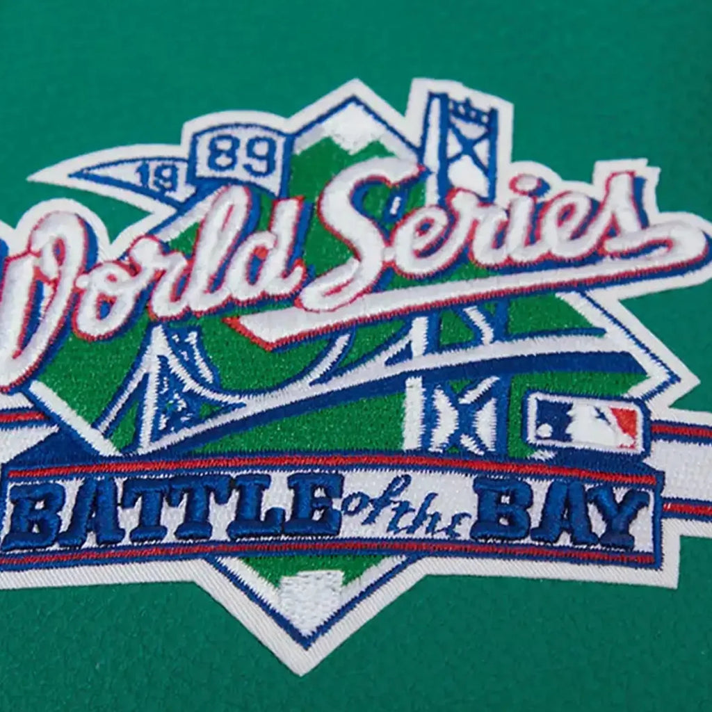Men's Oakland Athletics MLB Retro Classic Rib Wool Varsity Jacket