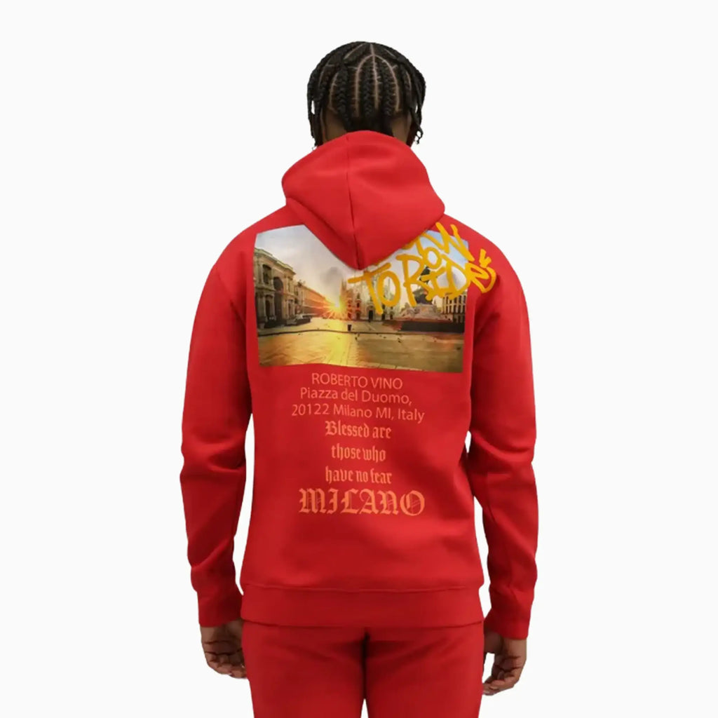 Sudadera con Capucha Born to Ride Milano para Hombre