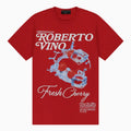 T-shirt col rond Fresh Cherry pour homme