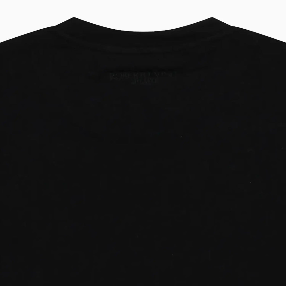 Camiseta de cuello redondo con estampado frontal RV para hombre