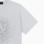 Camiseta de cuello redondo con parte delantera RV para hombre