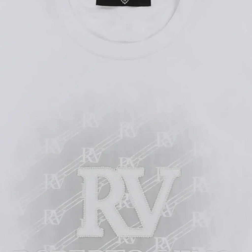 Camiseta de cuello redondo con parte delantera RV para hombre