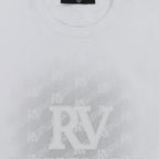 Camiseta de cuello redondo con parte delantera RV para hombre