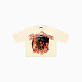 T-shirt homme à épaules tombantes avec strass