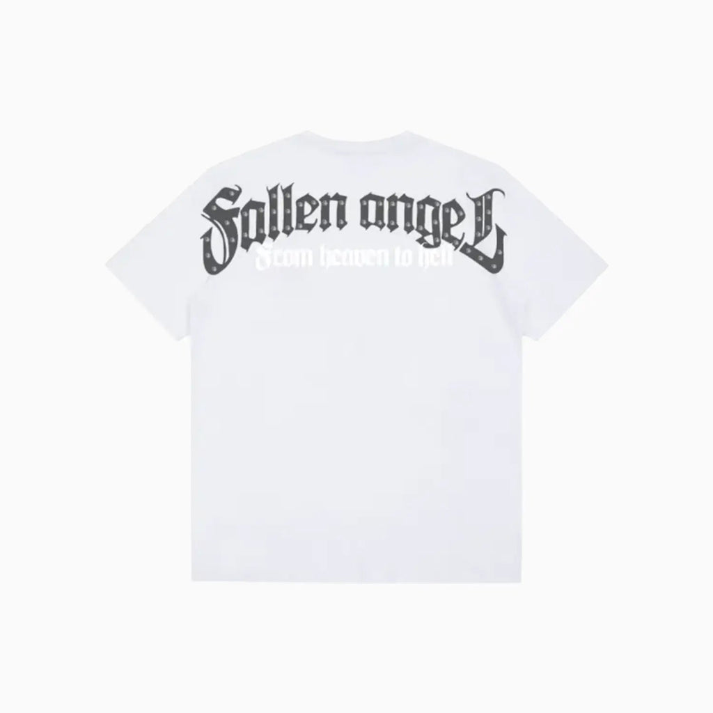 T-shirt clouté « Ange déchu » pour homme