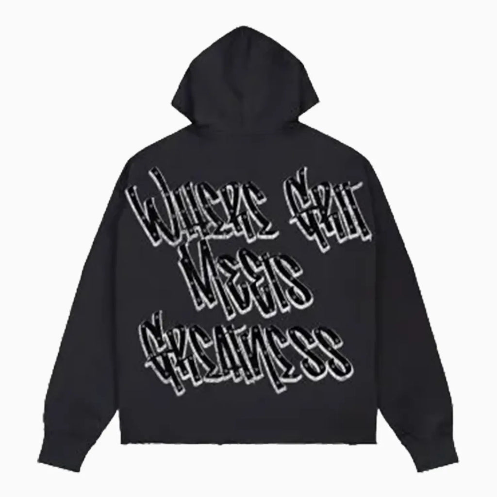 Hoodie en molleton ample sans limite pour homme