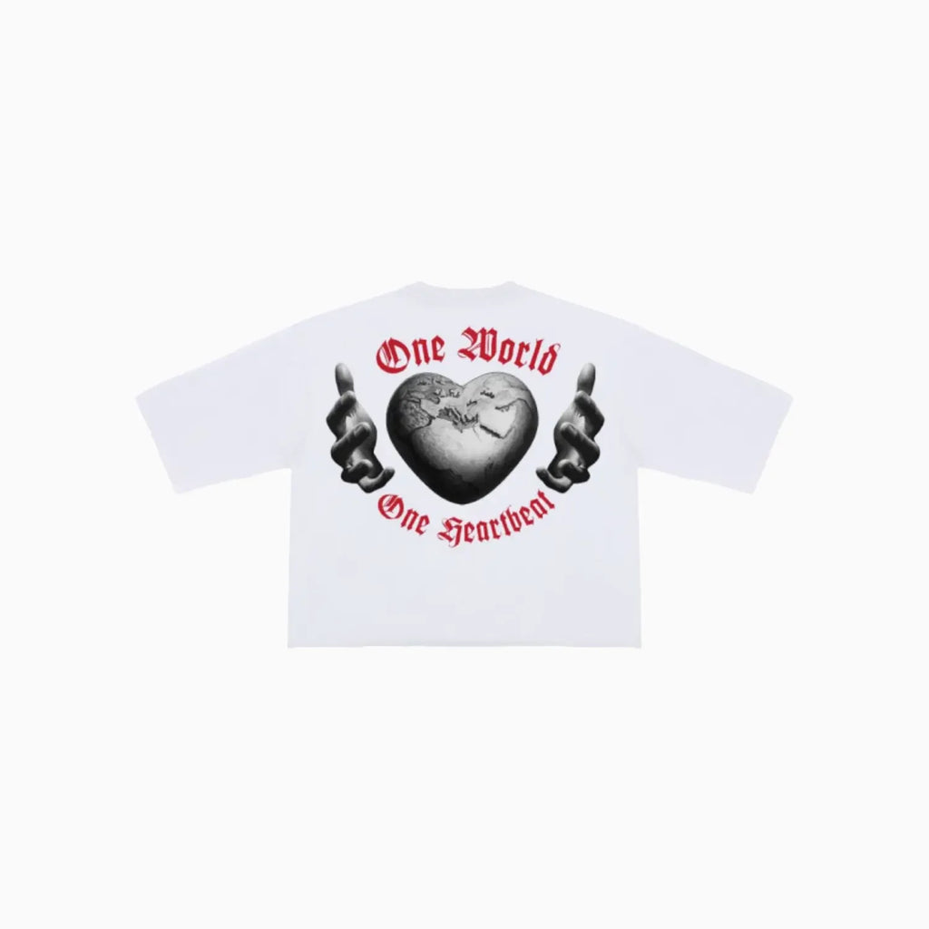 T-shirt court One World pour homme