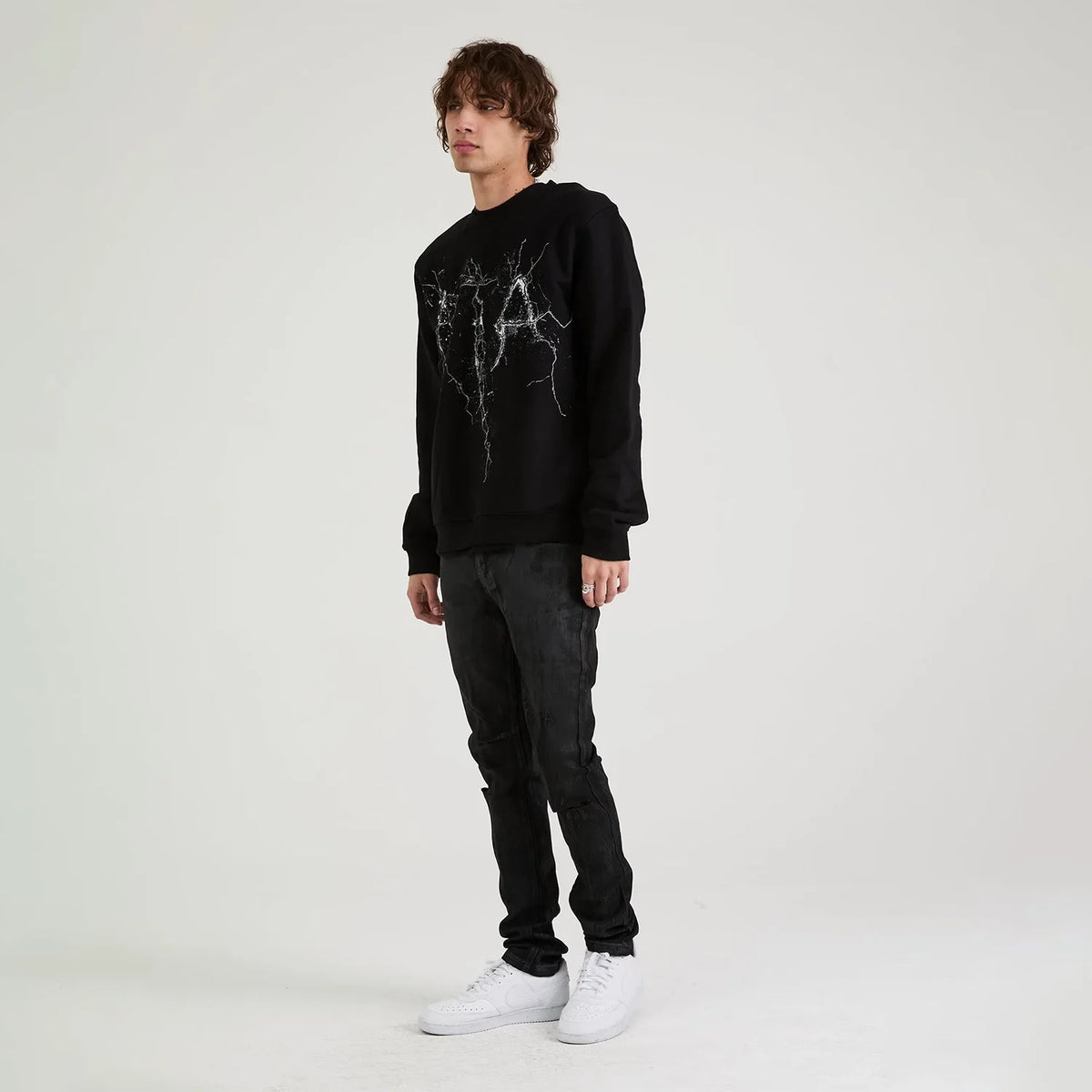 Sudadera Charles Cracked Logo para hombre