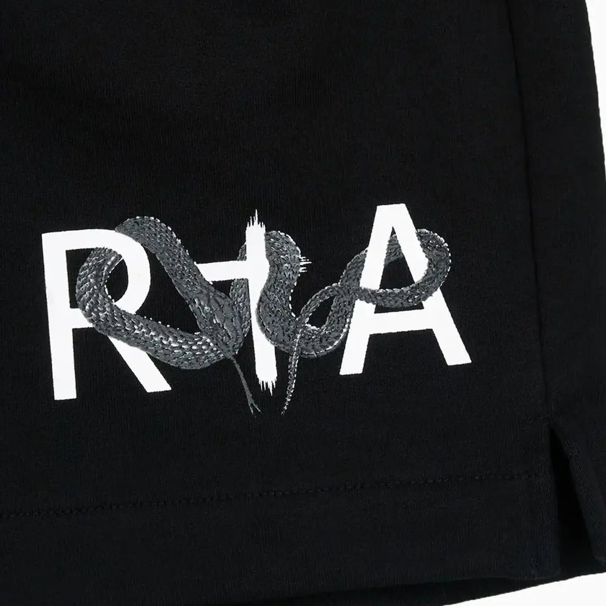 Shorts de hombre Clyde negros con logotipo de serpiente