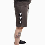 Pantalones cortos universitarios Clyde de carbón para hombre