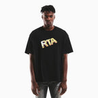 T-shirt Oversize Homme Colin Noir Paiement Comptant Uniquement