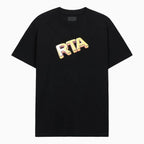 T-shirt Oversize Homme Colin Noir Paiement Comptant Uniquement