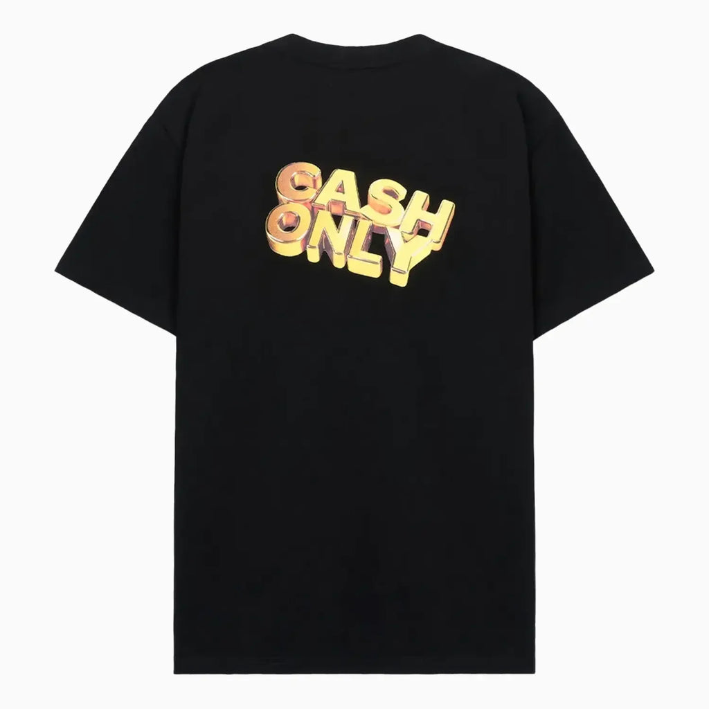 T-shirt Oversize Homme Colin Noir Paiement Comptant Uniquement