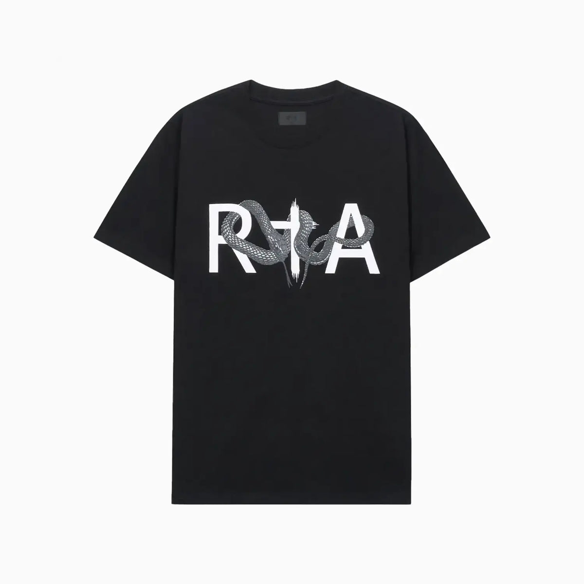 Camiseta de hombre Liam negra con logo de serpiente