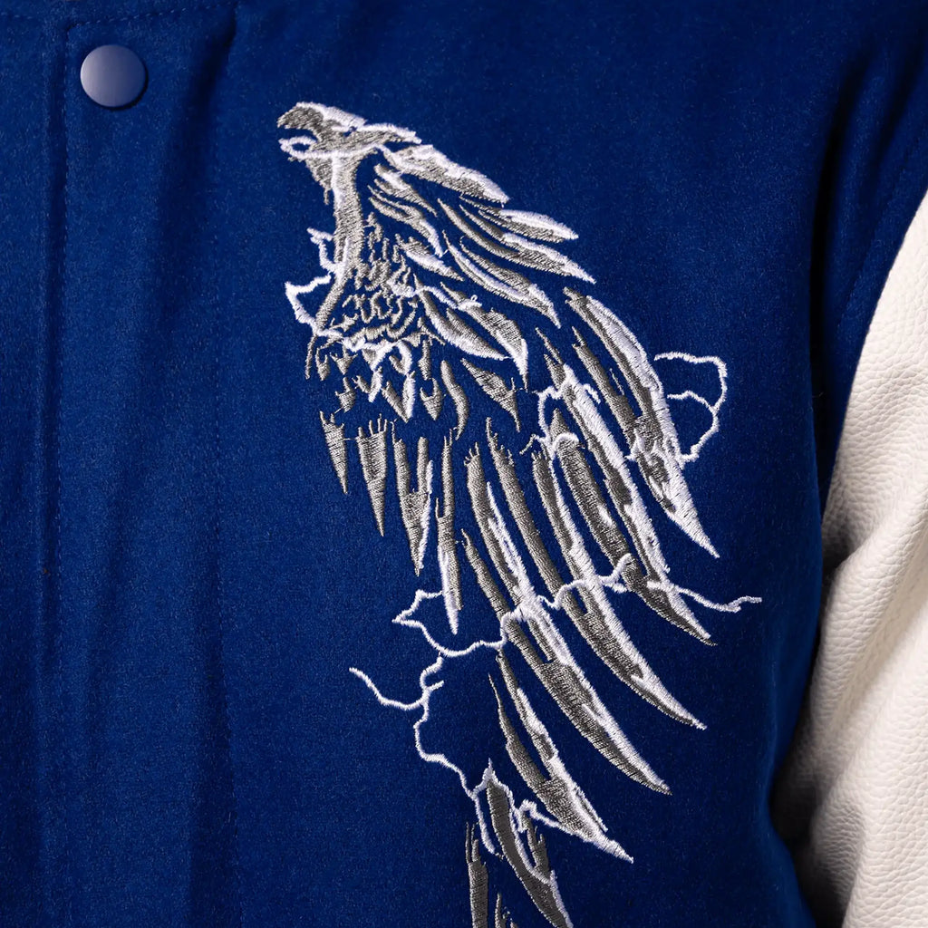 Blouson universitaire en laine Wings pour homme