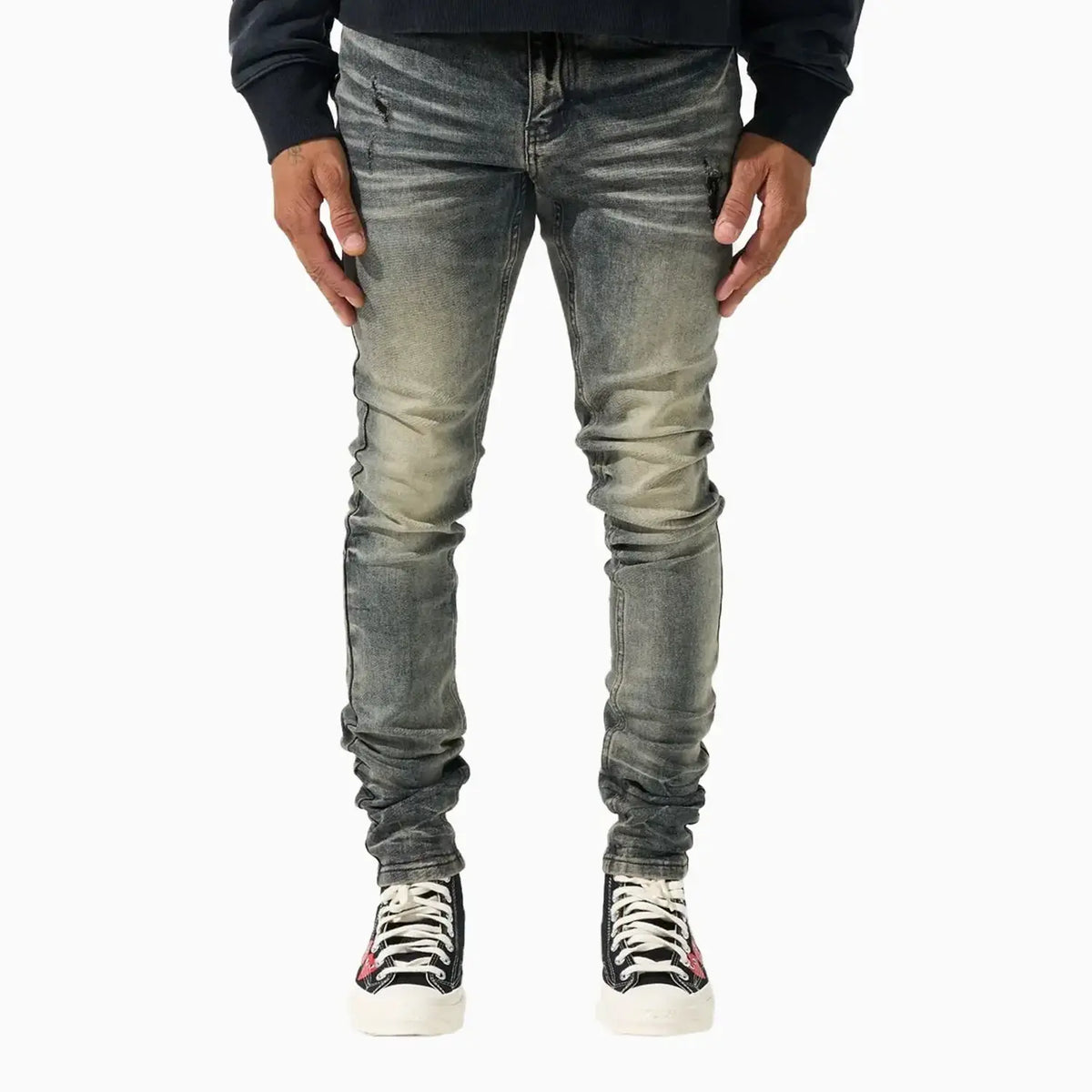 Pantalón vaquero para hombre color plomo