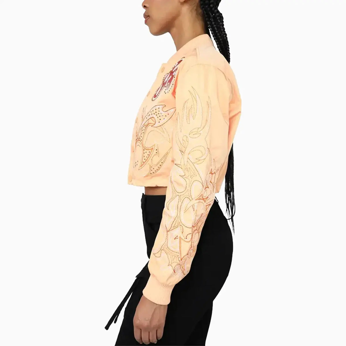 Veste légère en nylon enduit pour femme