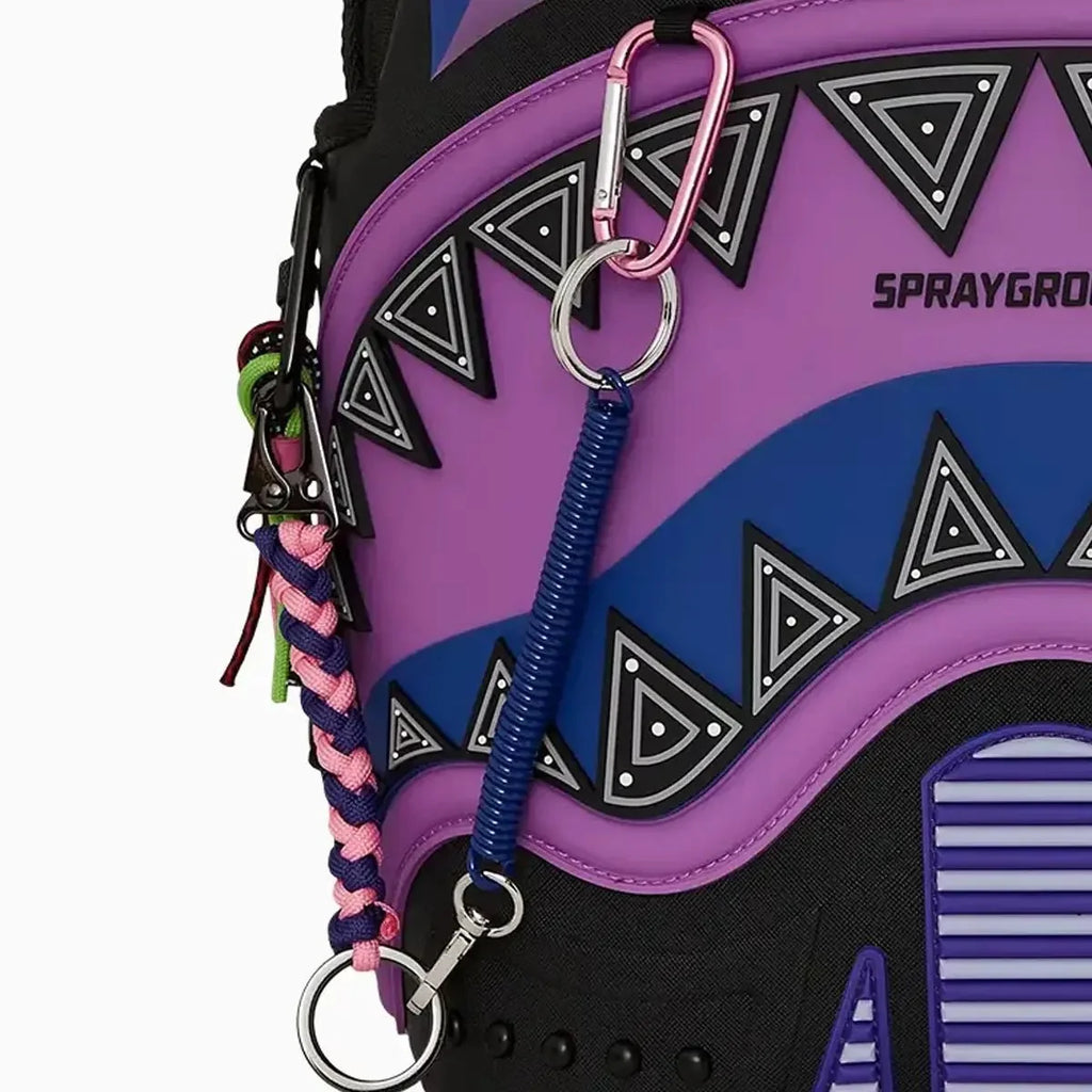 Sac à dos I.A. "Pays des Merveilles Violets"
