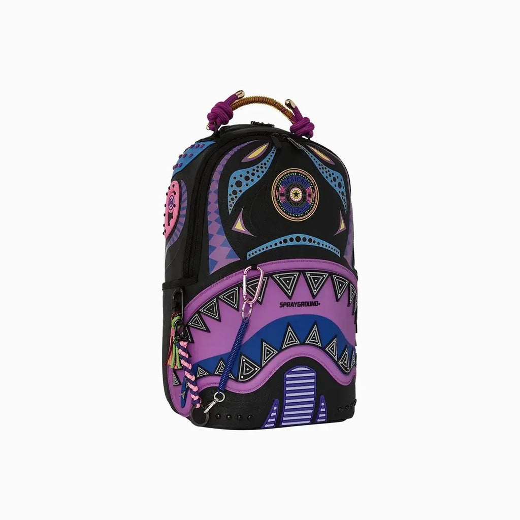 Sac à dos I.A. "Pays des Merveilles Violets"
