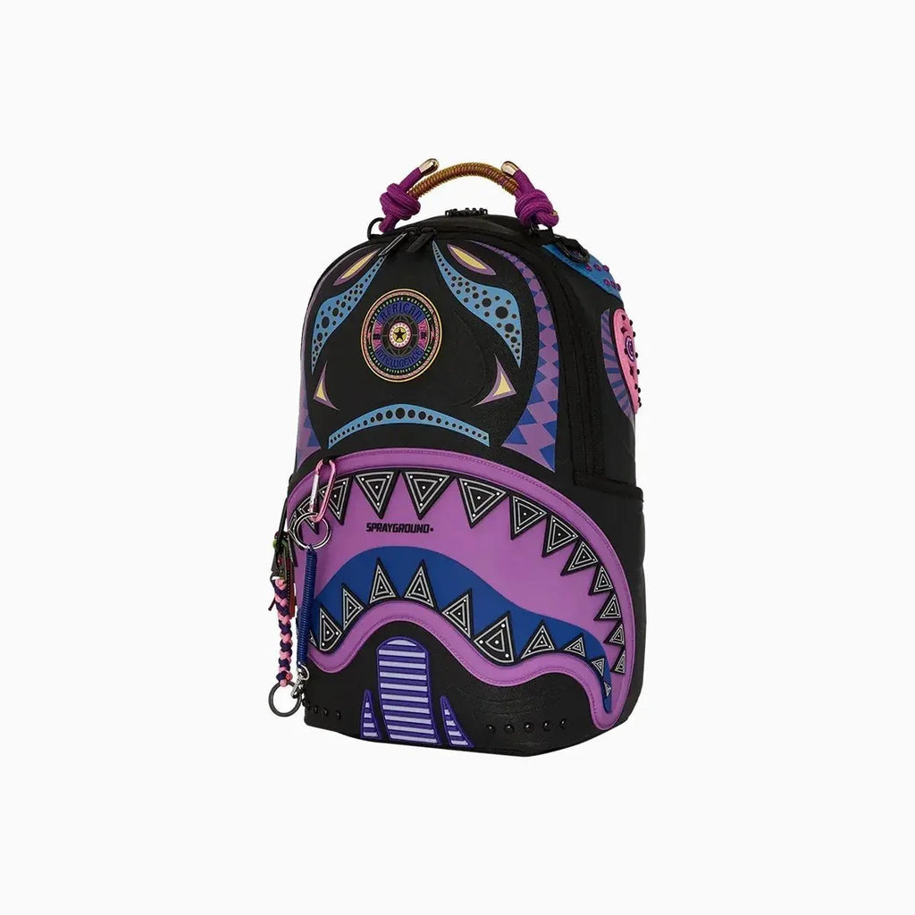Sac à dos I.A. "Pays des Merveilles Violets"