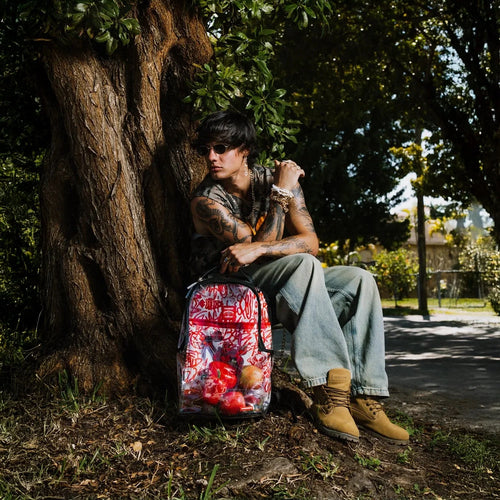 Bear Grills Dlx Clear Backpack