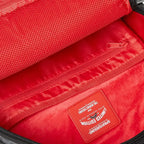 Sac à dos matelassé noir à carreaux