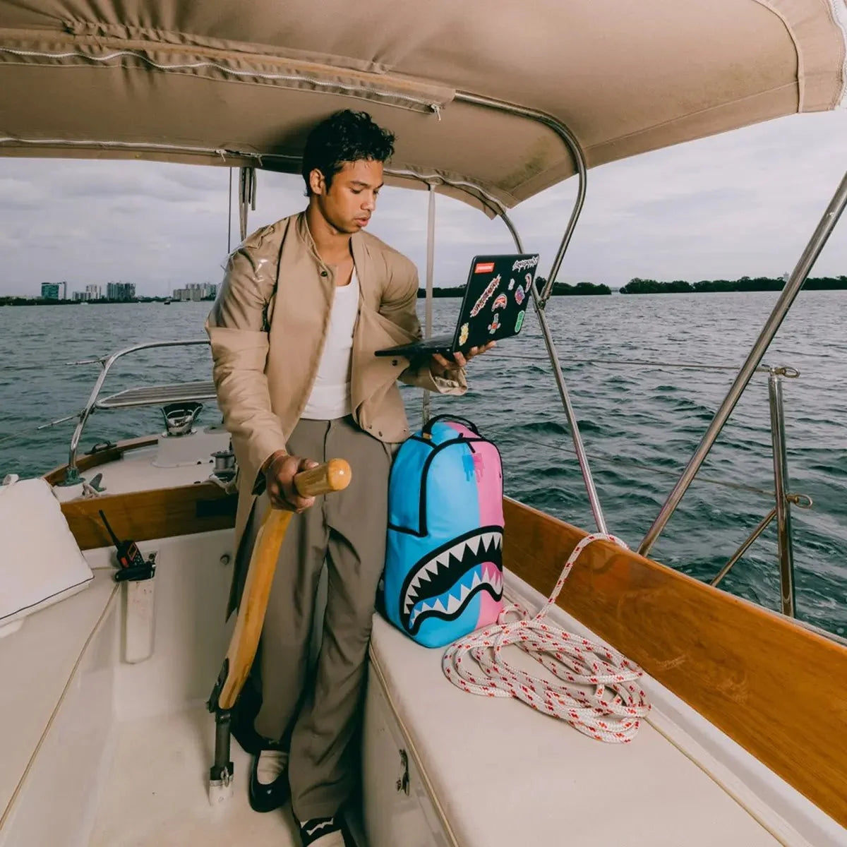 Candy Clash Shark Central Backpack