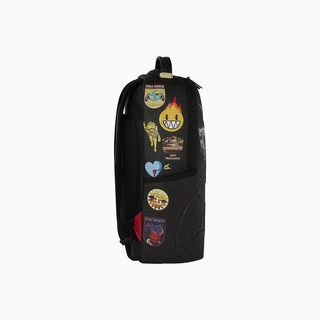 Mochila con parches de carga