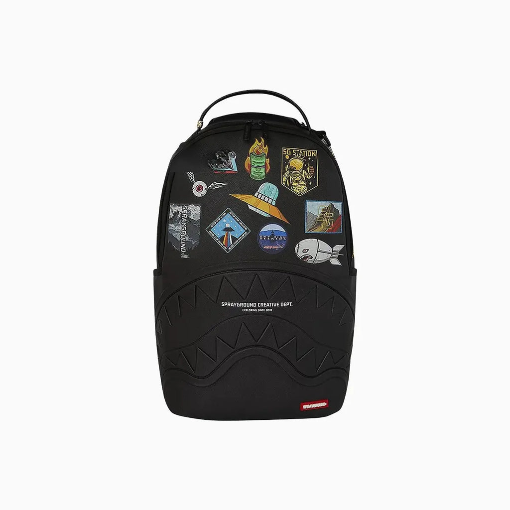 Mochila con parches de carga