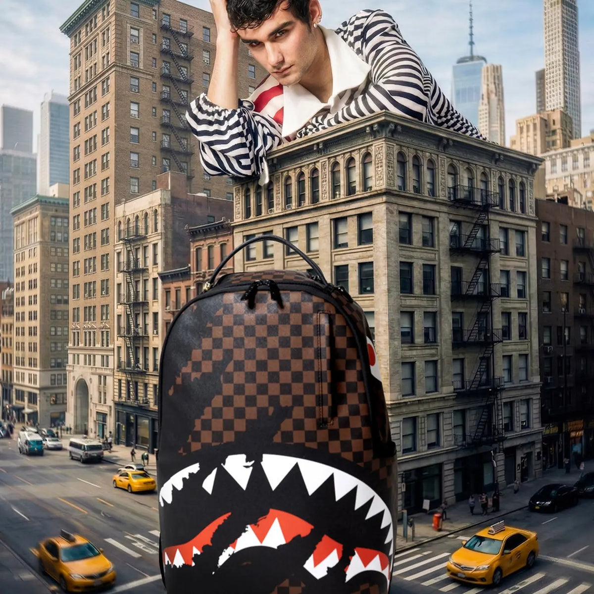 Sac à dos griffé